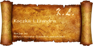 Koczka Lizandra névjegykártya